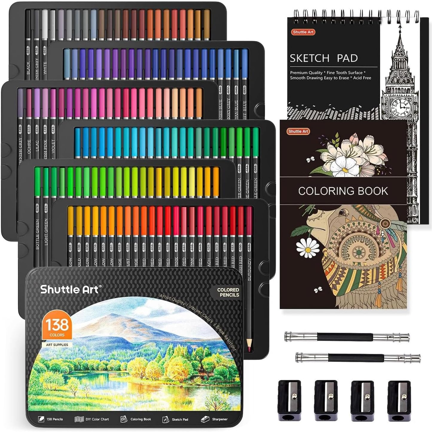 Professional Coloured Pencil Set – High-Quality Pencils for Artists & Colouring Enthusiasts