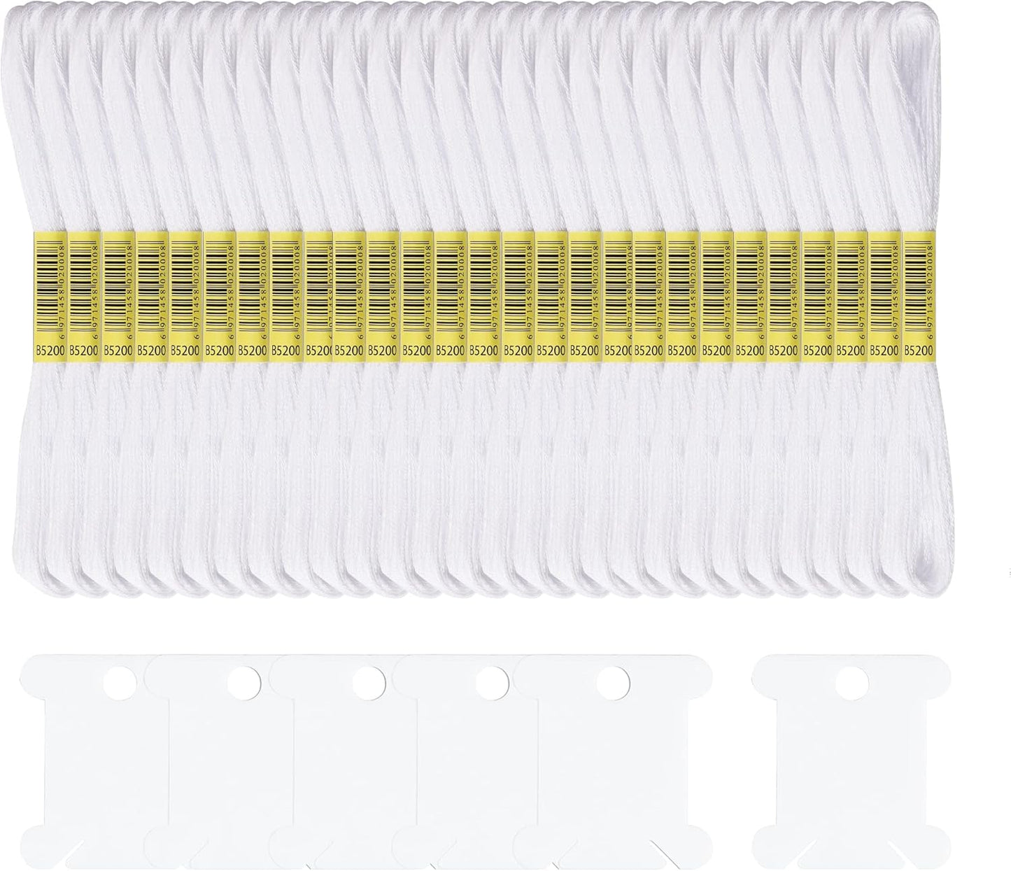 50-Color Embroidery Floss Kit – Vibrant, Durable & Perfect for DIY Crafts