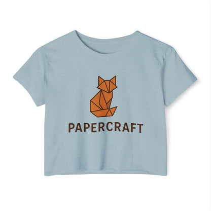 Papercraft Crop Top