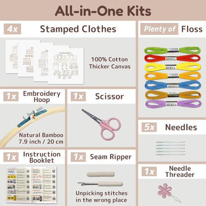 Bradove Embroidery Kit – Embrace Slow Living & Find Inner Peace