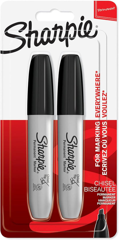 Sharpie Chalk Markers | Wet Erase Chalk Pens | White | 2 Count