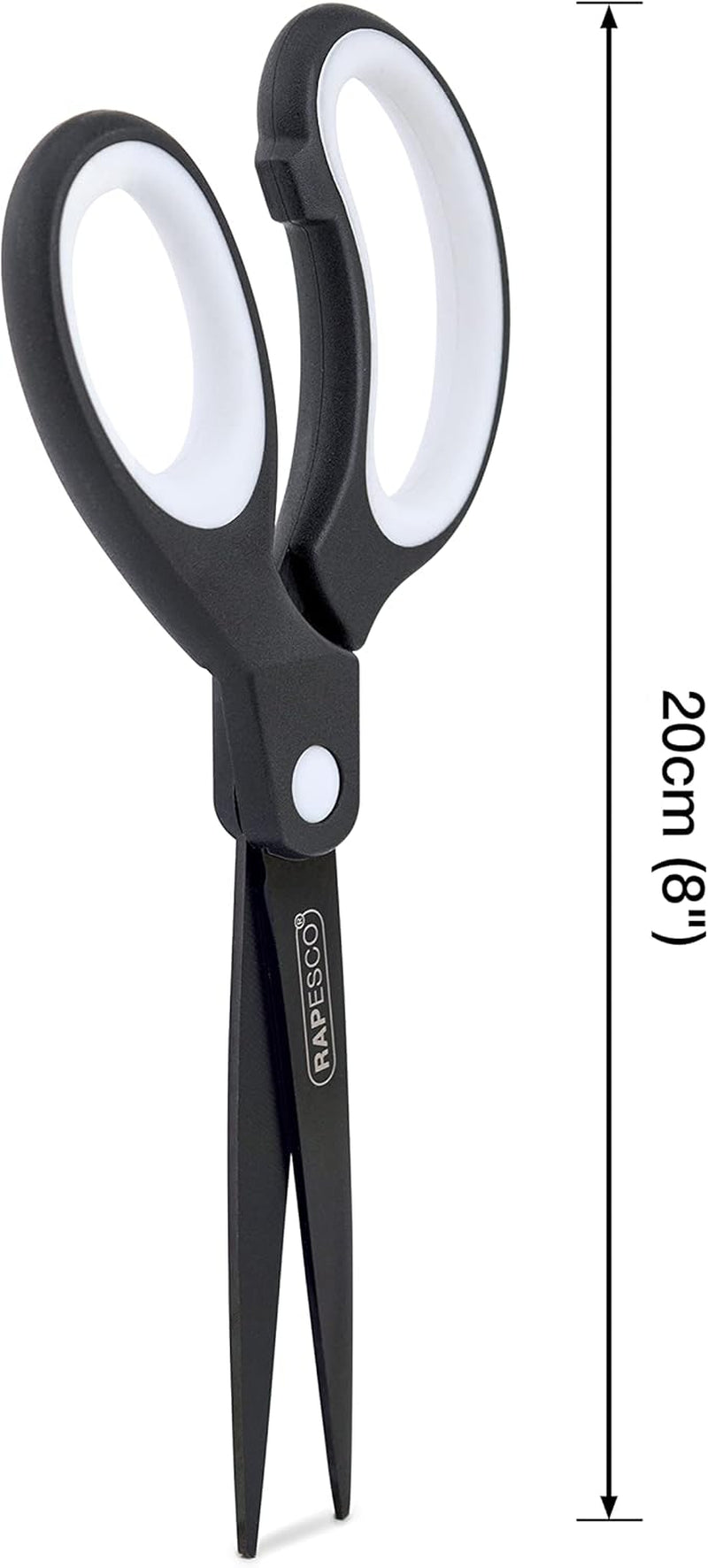 Soft Grip Titanium Coated Scissors – Pack of 3 for Comfort & Precision