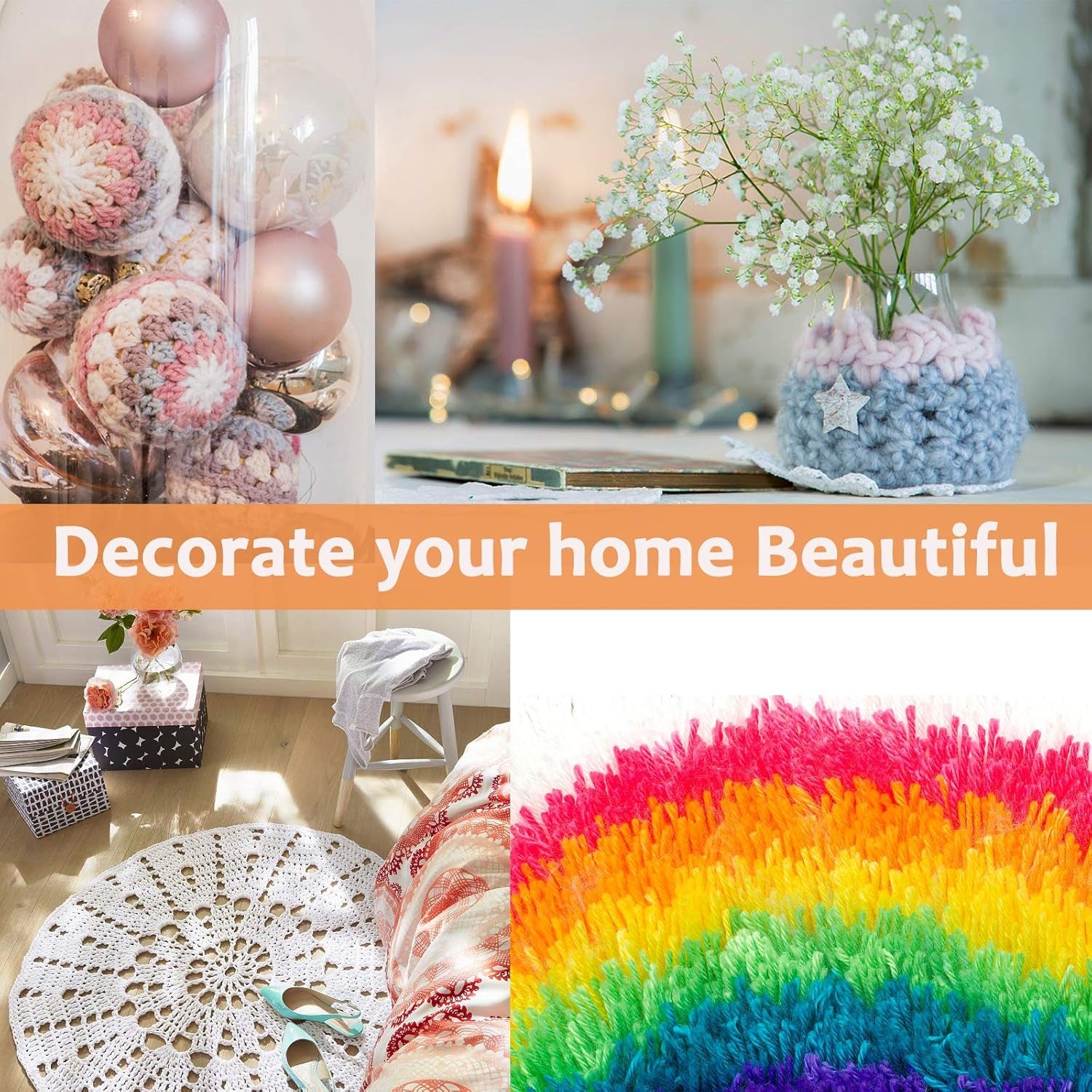 WenderGo 12-Color Acrylic Yarn Set – Soft, Durable & Perfect for DIY Crafts