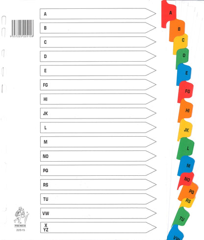 West End Stationery A4+ Alphabetical File Dividers – Pack of 10 for Easy Organization