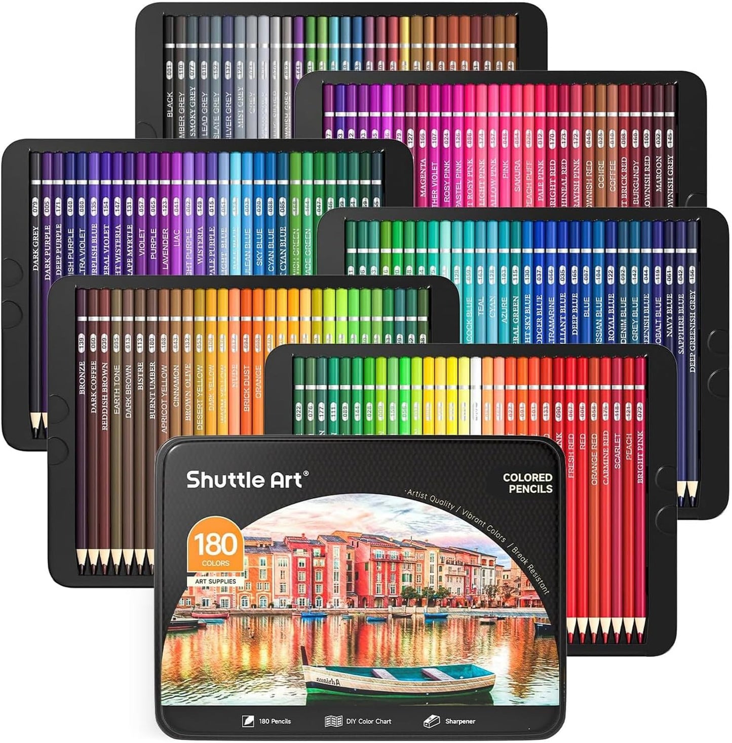 Professional Coloured Pencil Set – High-Quality Pencils for Artists & Colouring Enthusiasts