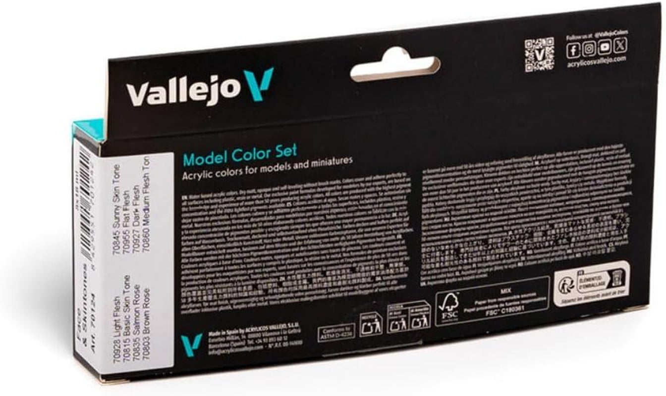 Acrylicos Vallejo Water-Based Acrylic Paints – Precision, Quality & Versatility
