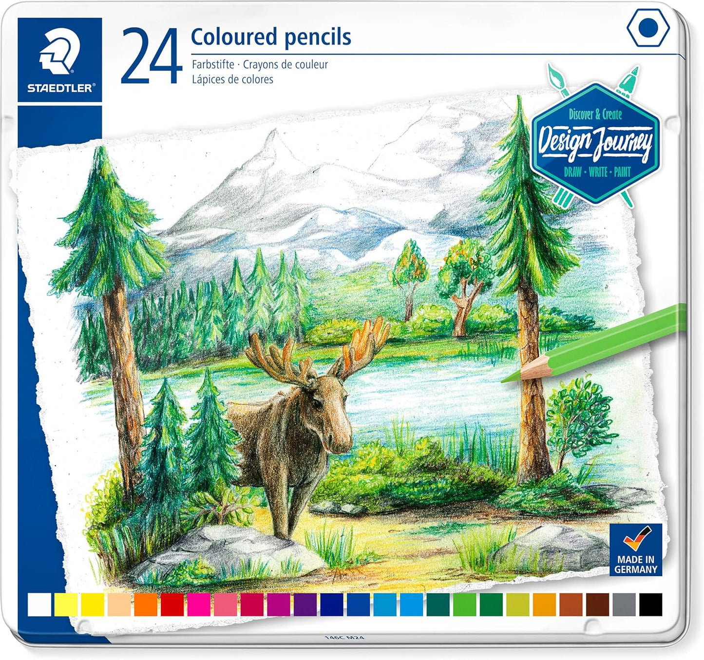STAEDTLER High-Quality Coloured Pencils – Vibrant & Blendable for Creative Expression