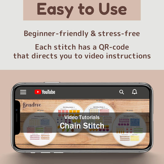 Bradove Embroidery Kit – Embrace Slow Living & Find Inner Peace