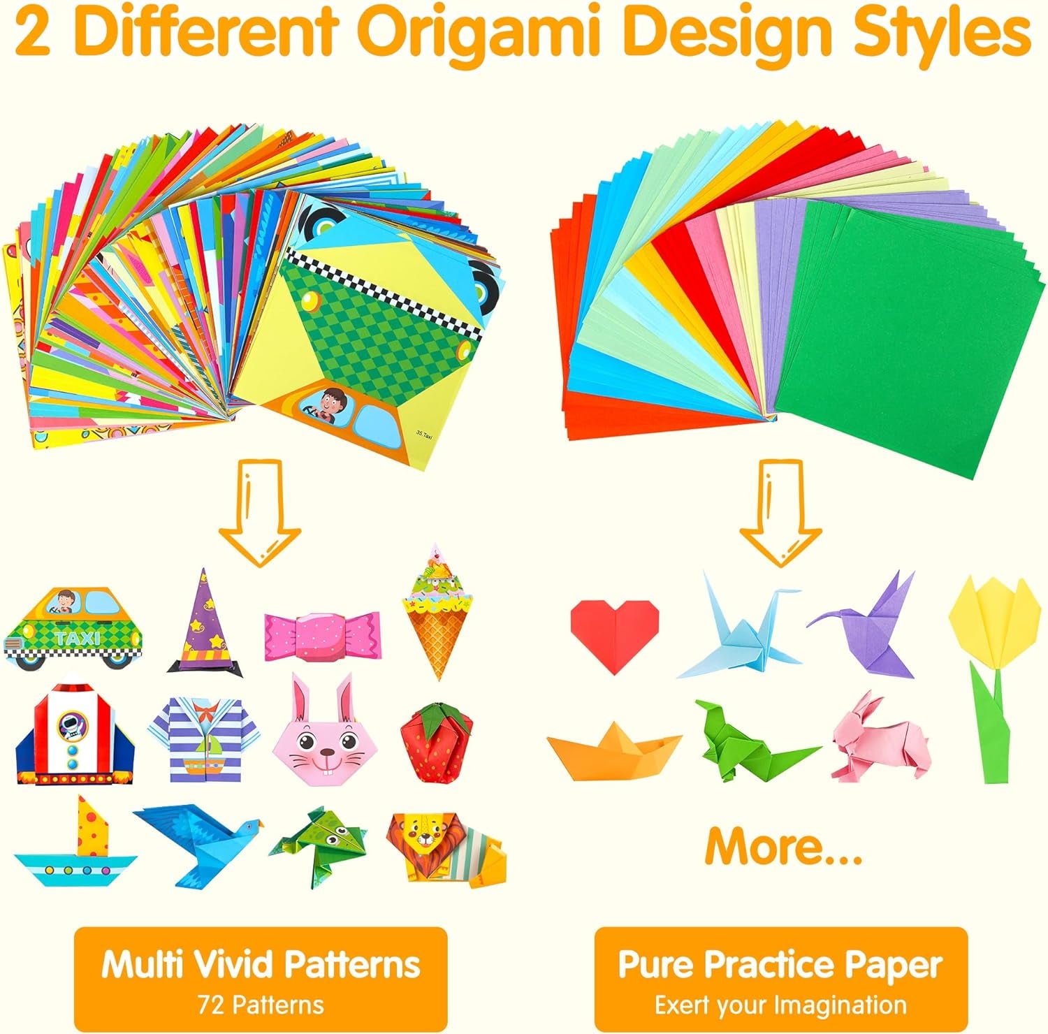 Mocoosy 224-Sheet Origami Paper Kit – Fun, Creative & Perfect for Kids