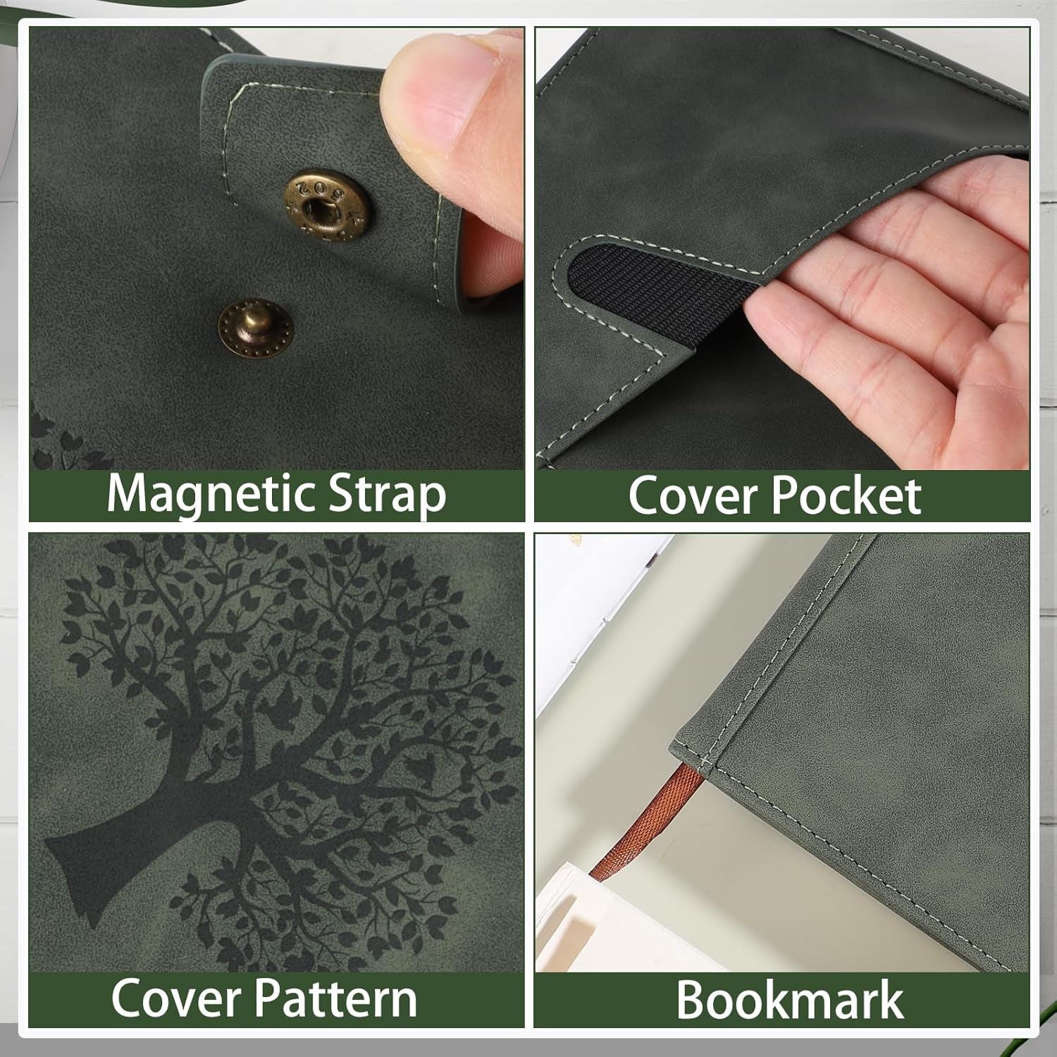 A5 Leather Journal – Elegant, Secure & Perfect for Everyday Use