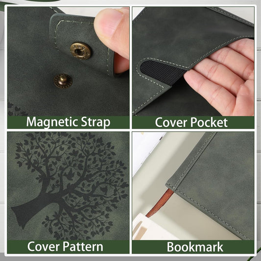 A5 Leather Journal – Elegant, Secure & Perfect for Everyday Use