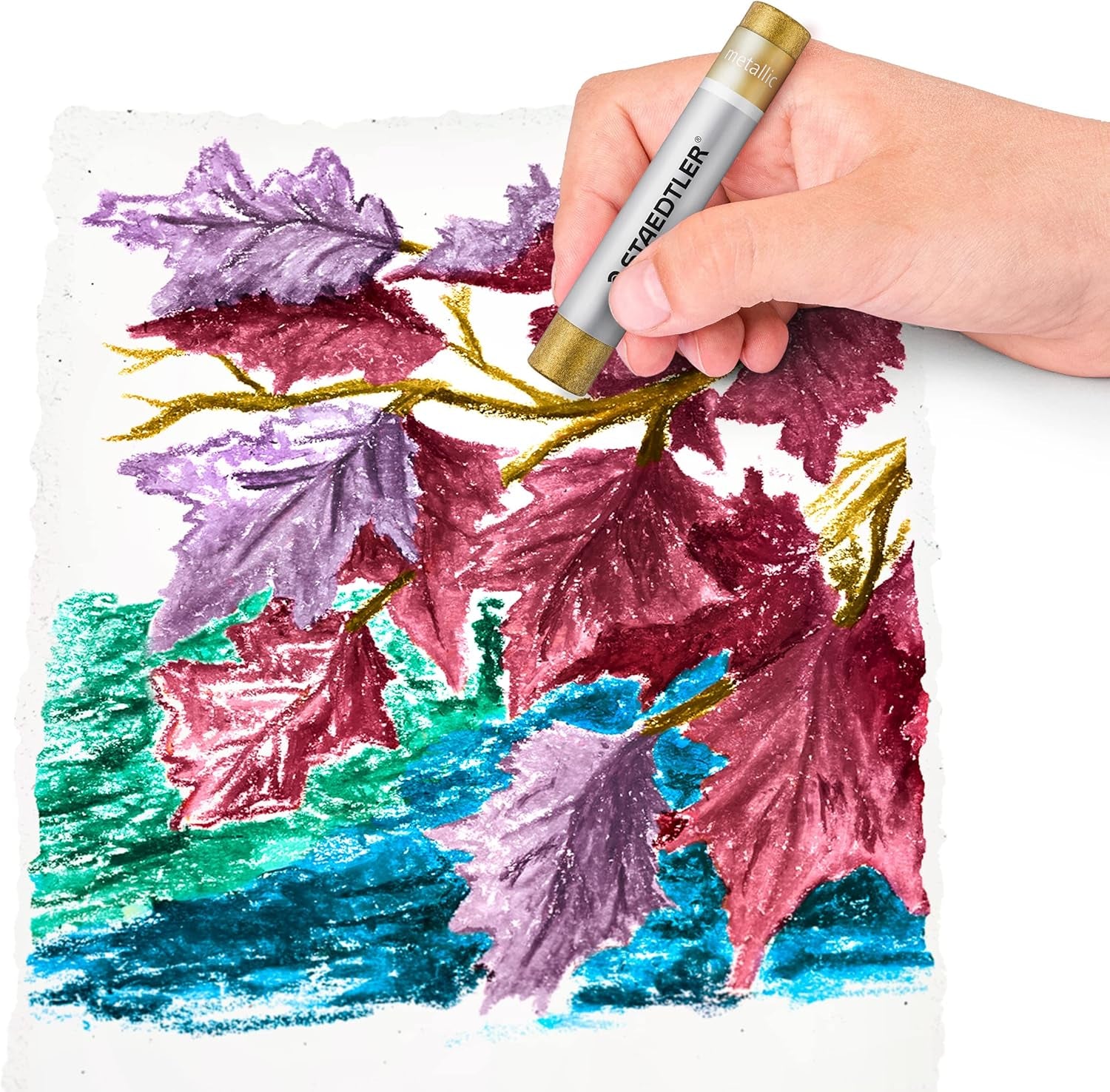 STAEDTLER Metallic Oil Pastels – High-Quality Pastels for Shimmering Effects