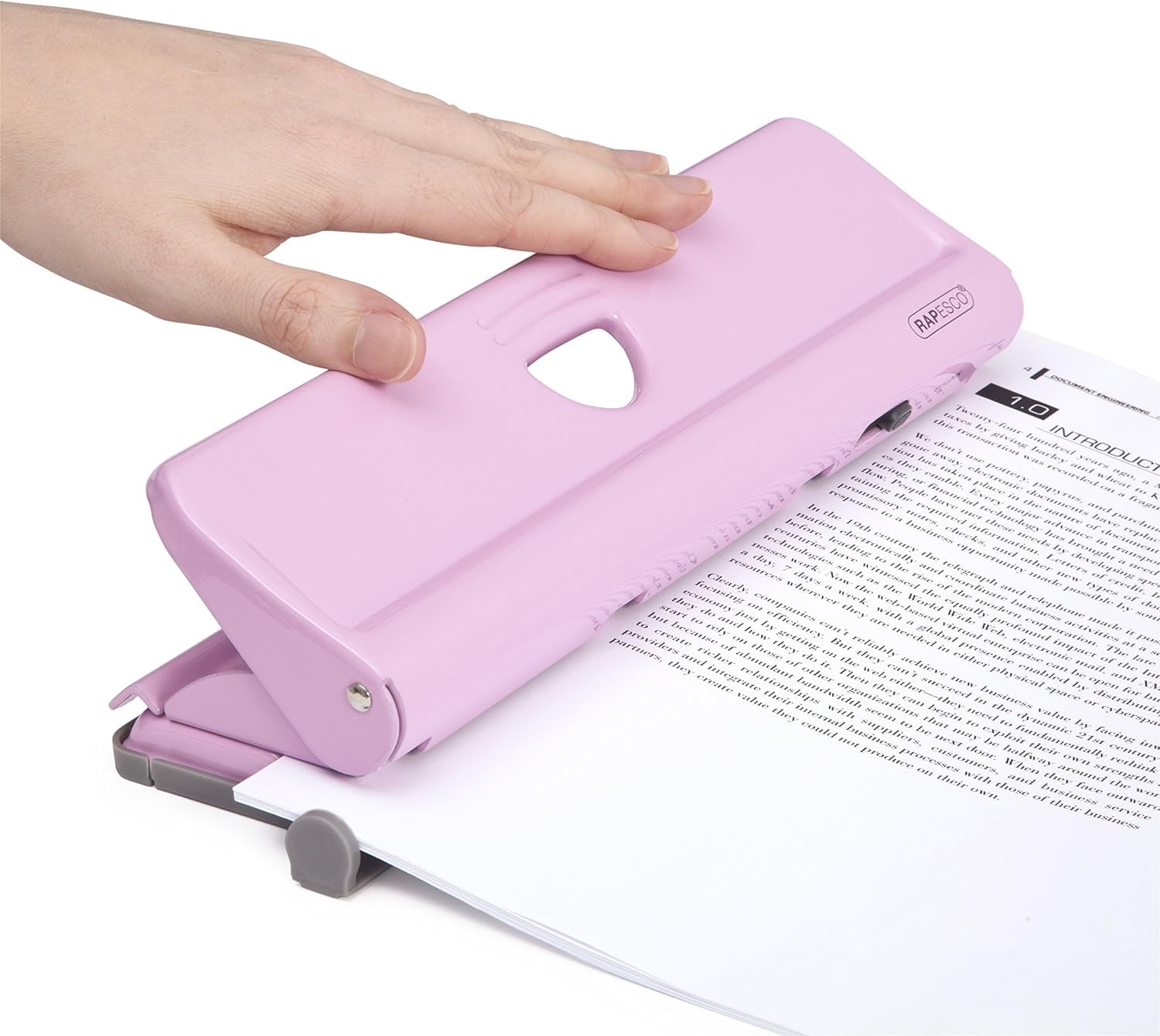 Rapesco 720 4-Hole Metal Punch – Durable, Stylish & Efficient