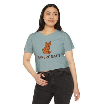 Papercraft Crop Top