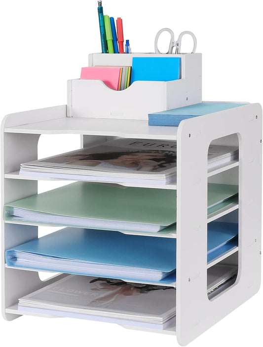 Letter Tray Organizer – 4/5/7 Tier A4 Paper Storage Rack