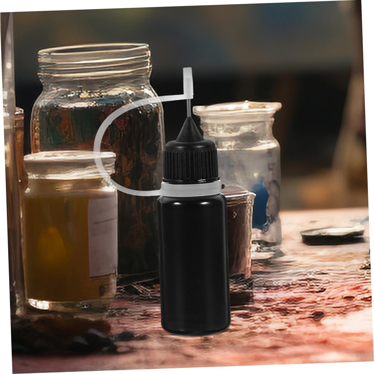STOBOK 10Pcs Applicator Bottles for Crafting and Glue Application Plastic Squeeze Bottles with Cap for Home and Travel Use