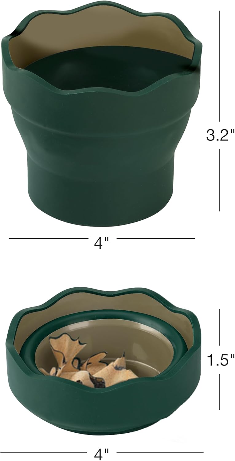 Faber-Castell Clic & Go Collapsible Water Cup – Portable, Durable & Perfect for Artists