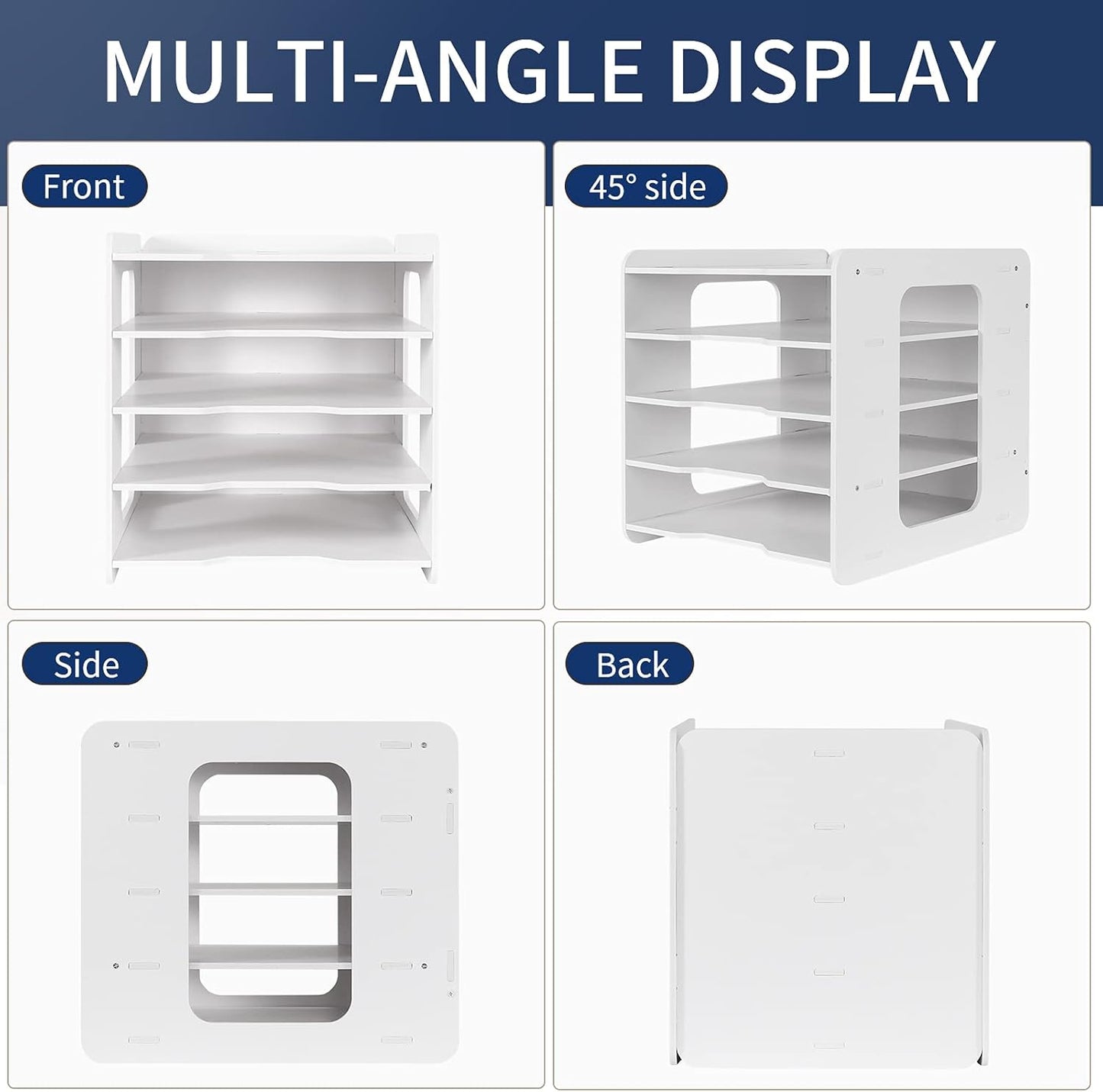 Letter Tray Organizer – 4/5/7 Tier A4 Paper Storage Rack