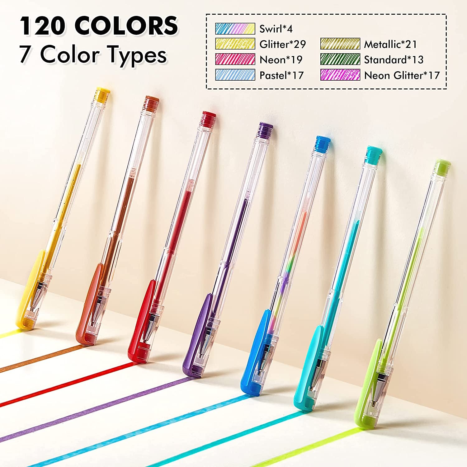 Shuttle Art 120-Colour Gel Pen Set – The Largest & Most Vibrant Collection