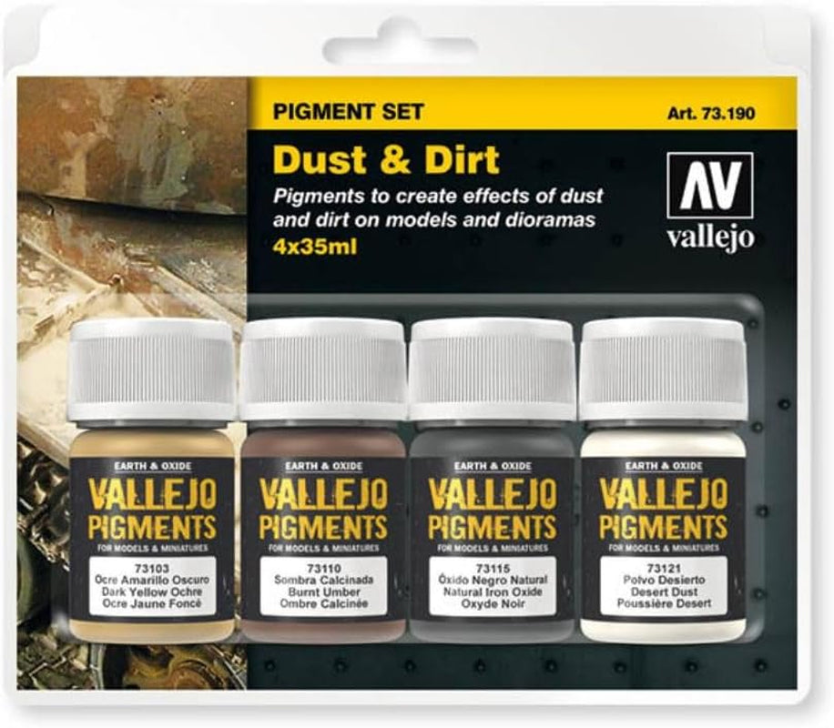 AV Vallejo Pigments Set – Dust & Dirt