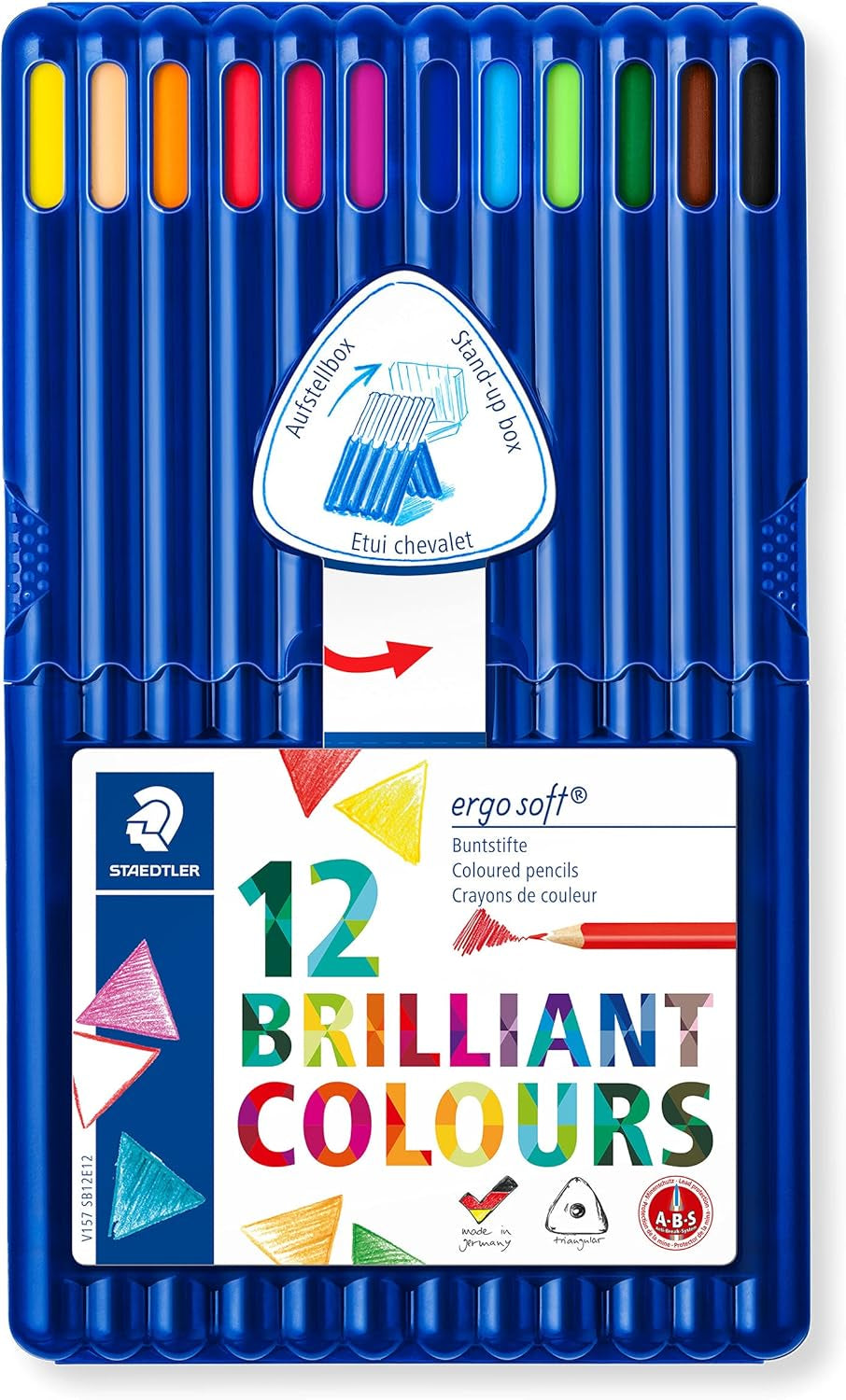STAEDTLER Ergosoft Coloured Pencils – Vibrant Colours & Ergonomic Design for All Ages