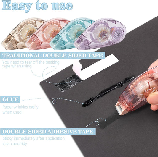 Glue Tape Set – Mess-Free, Easy-to-Use Adhesive for Crafts & Scrapbooking