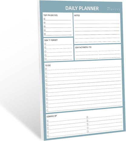 A5 Undated Daily Planner Pad – Flexible, Organized & Perfect for Productivity