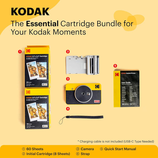 Kodak Mini Shot 2 Retro – Instant Camera & Photo Printer