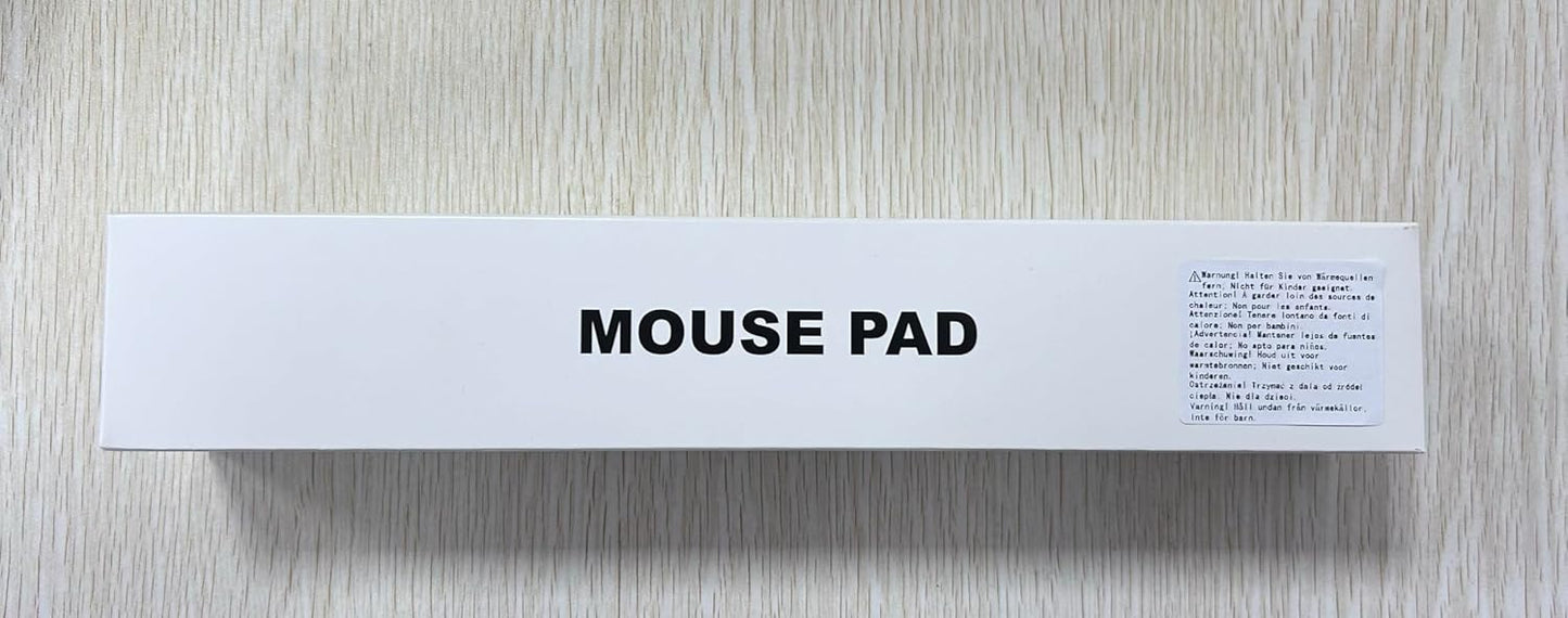 EFISH Black and White Japanese Cherry Tree Blosson Mouse Pad (31.5 × 11.8 × 0.12 Inch) Extended Large Mouse Mat Desk Pad, Stitched Edges Mousepad,Non-Slip Rubber Base,Gaming Mouse Pad