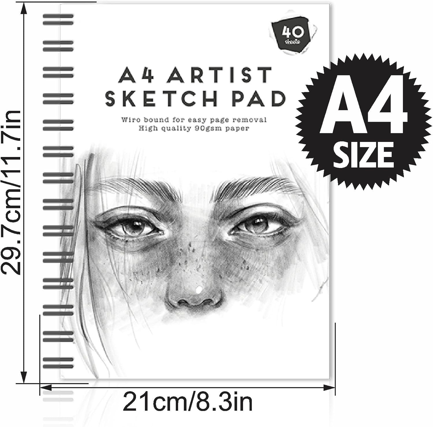 A4 Artist Sketch Pad – Premium Quality for Creativity & Expression