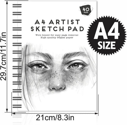A4 Artist Sketch Pad – Premium Quality for Creativity & Expression