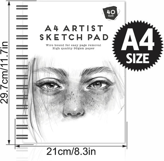 A4 Artist Sketch Pad – Premium Quality for Creativity & Expression