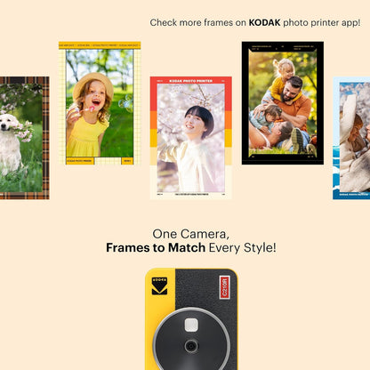 Kodak Mini Shot 2 Retro – Instant Camera & Photo Printer