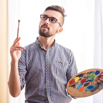 49-Hole Circular Brush Organizer – Keep Your Workspace Neat & Efficient