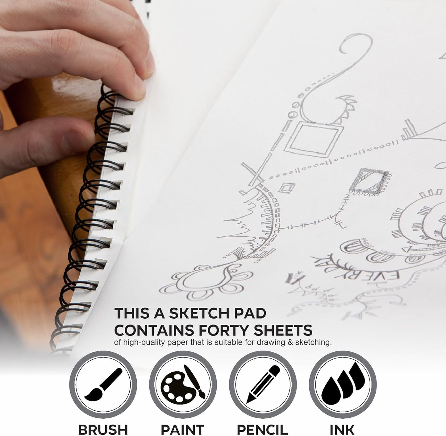 A4 Artist Sketch Pad – Premium Quality for Creativity & Expression