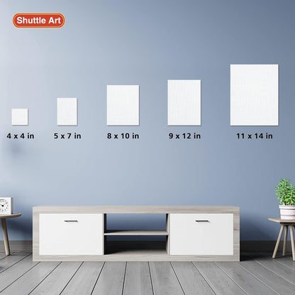 Shuttle Art Stretched Canvas Set – Premium Quality for Artists & Beginners
