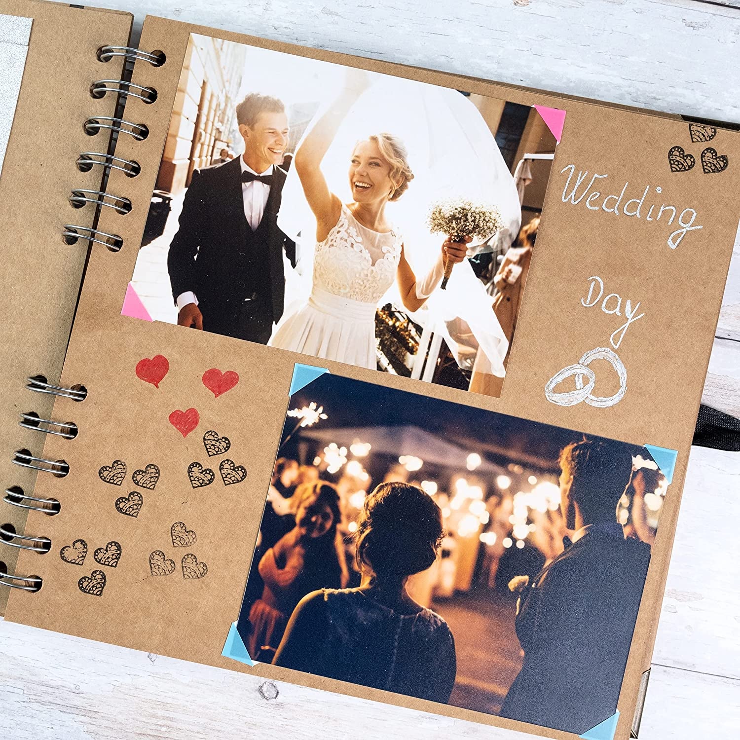 Elegant Scrapbook Memory Book – Preserve & Personalize Your Precious Moments