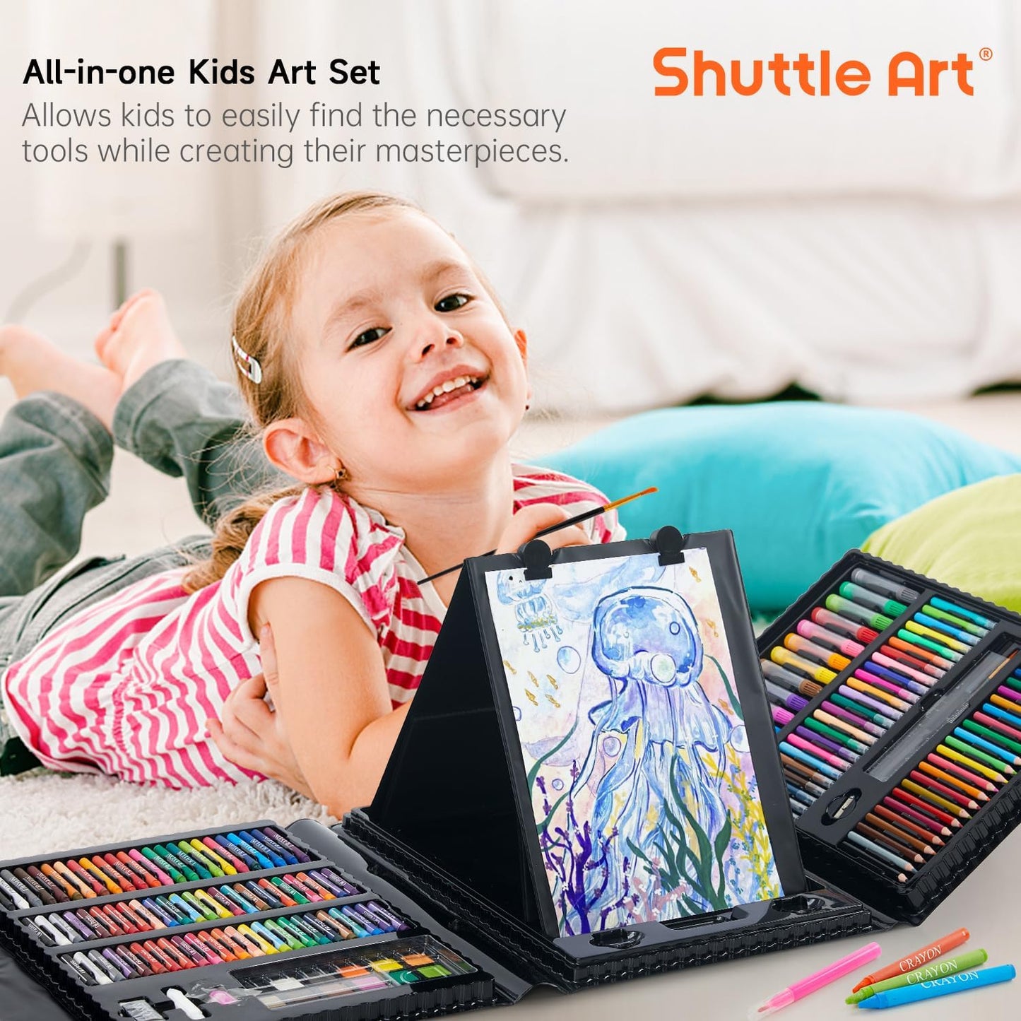Shuttle Art 335-Piece Kids Art Set – A Complete Creative Kit