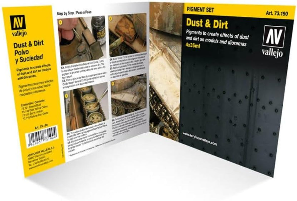 AV Vallejo Pigments Set – Dust & Dirt