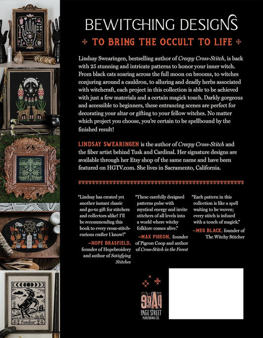 Bewitching Cross-Stitch – 25 Darkly Whimsical Patterns for Witches & Occult Lovers