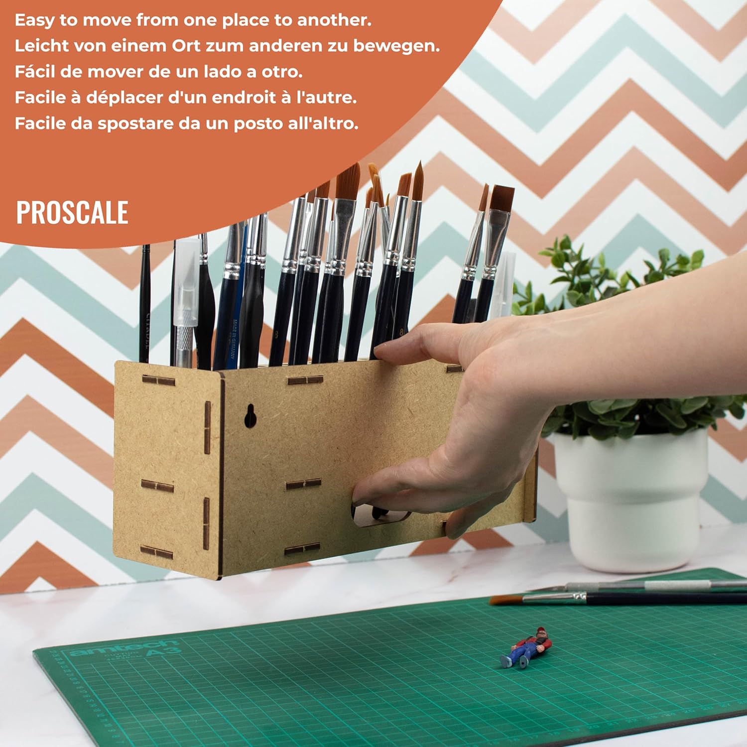 ProScale Hobbies Brush & Tool Organiser – Keep Your Workspace Neat & Efficient