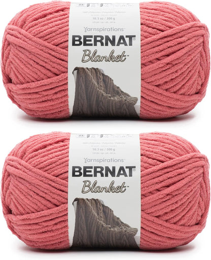 Bernat Blanket Super Bulky Yarn – 2-Pack, 300g/10.5oz Balls (Various Colours)