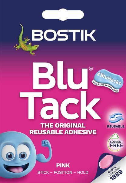 Bostik Blu Tack White – The Original Reusable Adhesive