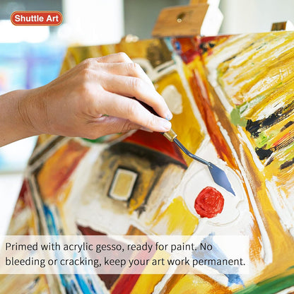 Shuttle Art Stretched Canvas Set – Premium Quality for Artists & Beginners