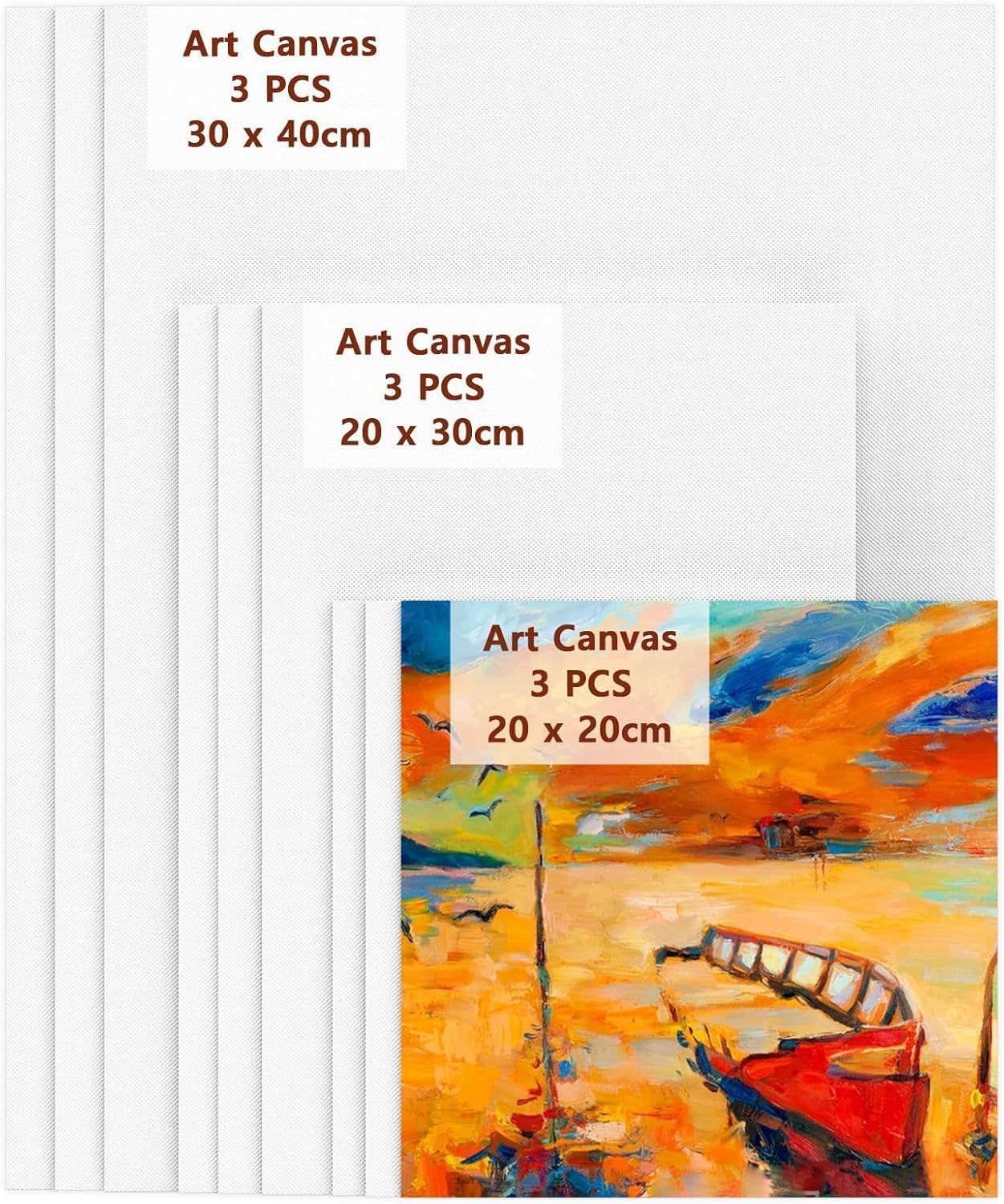Cotton Paint Canvas Set – Premium Quality for Artists & Hobbyists