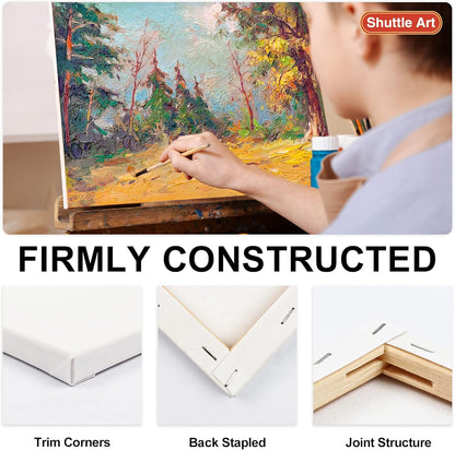 Shuttle Art Stretched Canvas Set – Premium Quality for Artists & Beginners