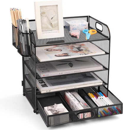 Letter Tray Organizer – 4/5/7 Tier A4 Paper Storage Rack