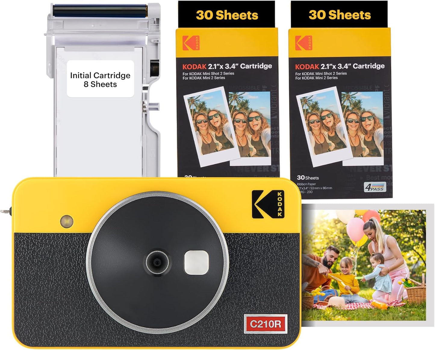 Kodak Mini Shot 2 Retro – Instant Camera & Photo Printer