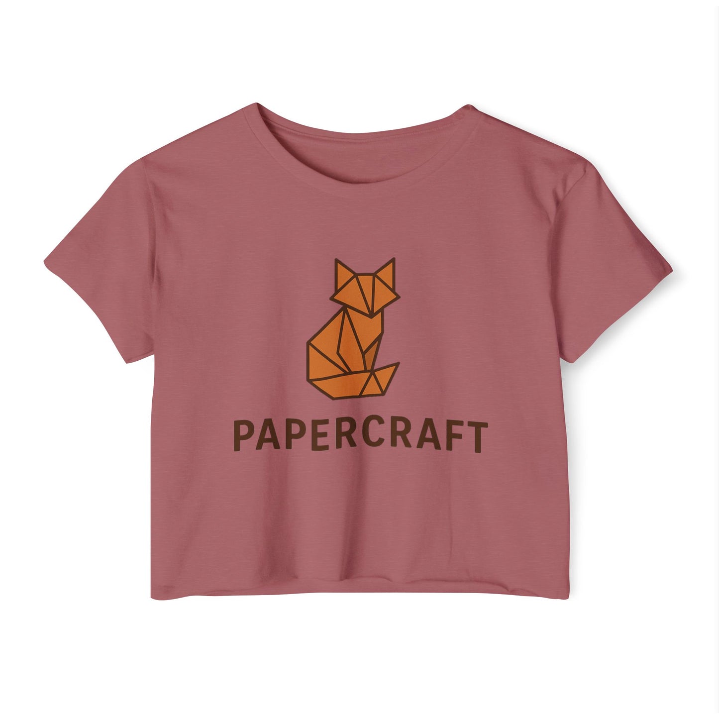 Papercraft Crop Top