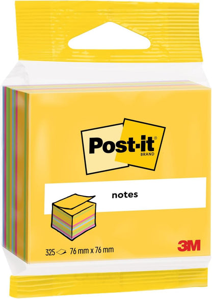 Post-it Notes Cube – Bright, Convenient & Perfect for Everyday Use